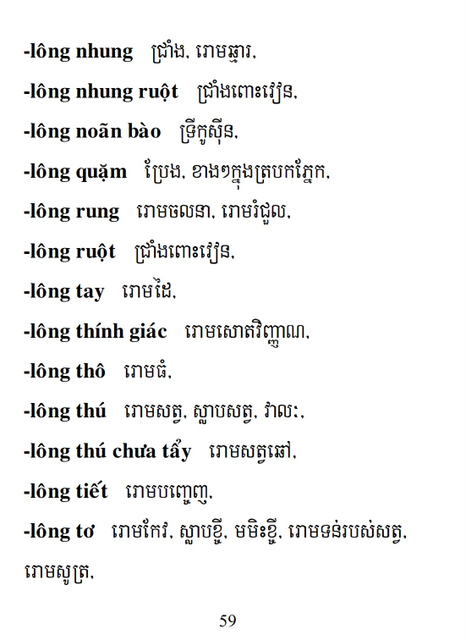 Từ điển Việt Khmer