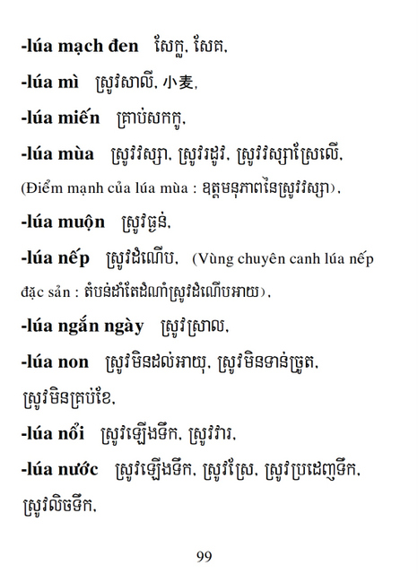 Từ điển Việt Khmer