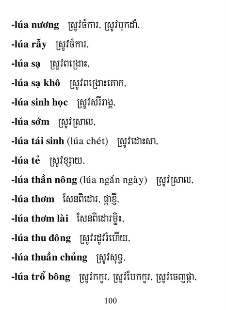 Từ điển Việt Khmer