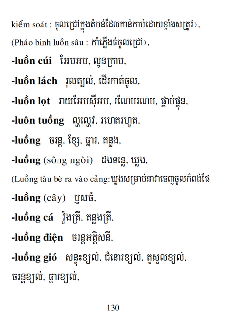 Từ điển Việt Khmer