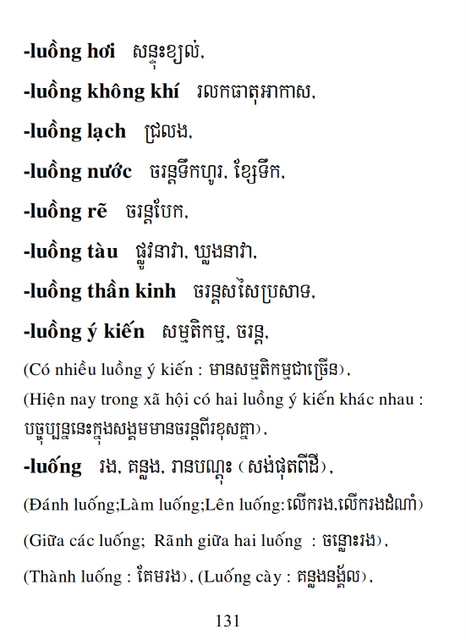 Từ điển Việt Khmer