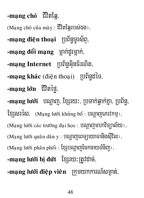 Từ điển Việt Khmer