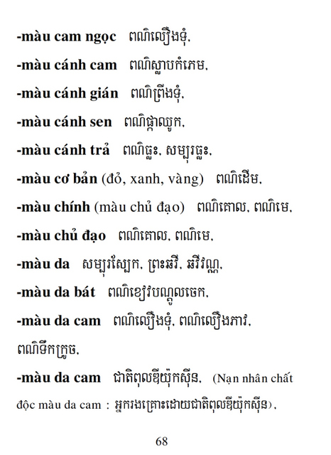 Từ điển Việt Khmer