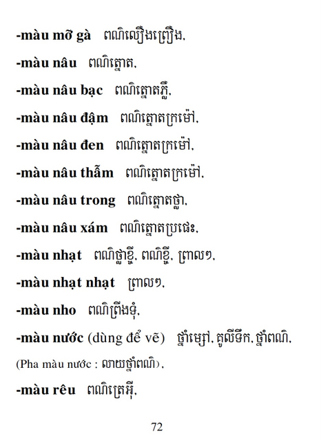 Từ điển Việt Khmer