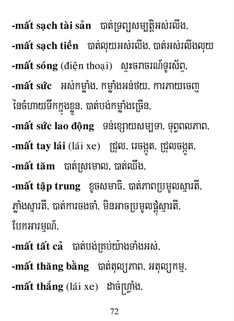 Từ điển Việt Khmer