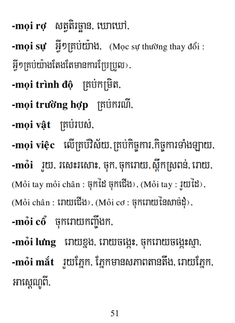 Từ điển Việt Khmer