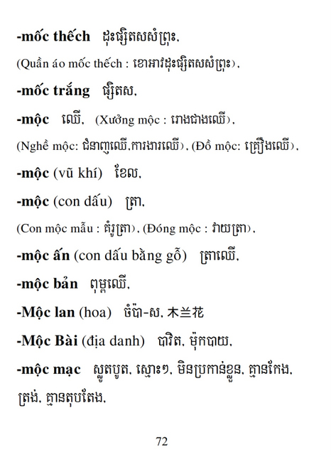 Từ điển Việt Khmer