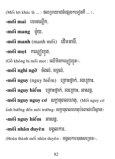 Từ điển Việt Khmer