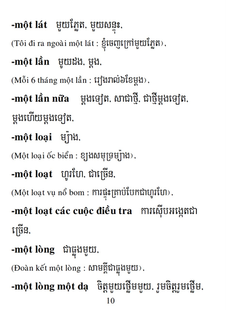 Từ điển Việt Khmer