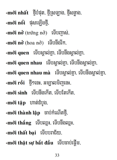 Từ điển Việt Khmer