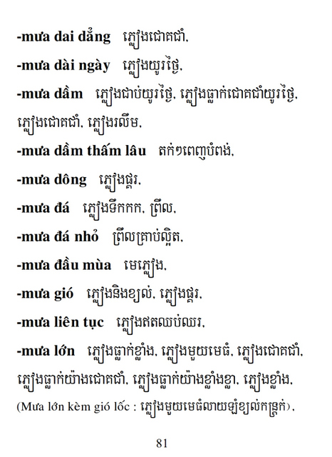 Từ điển Việt Khmer