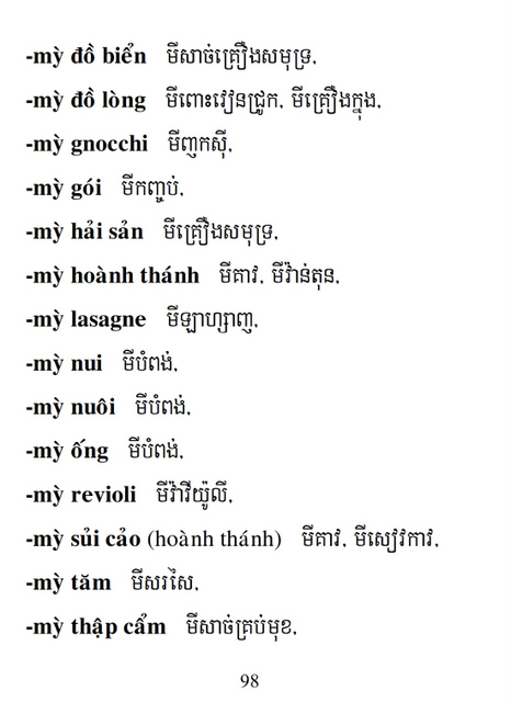 Từ điển Việt Khmer