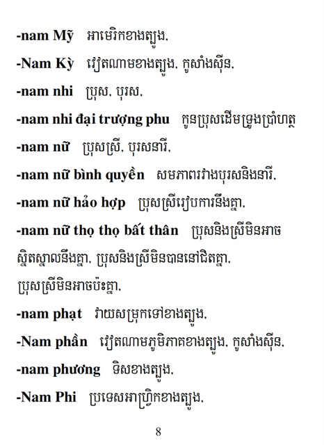 Từ điển Việt Khmer