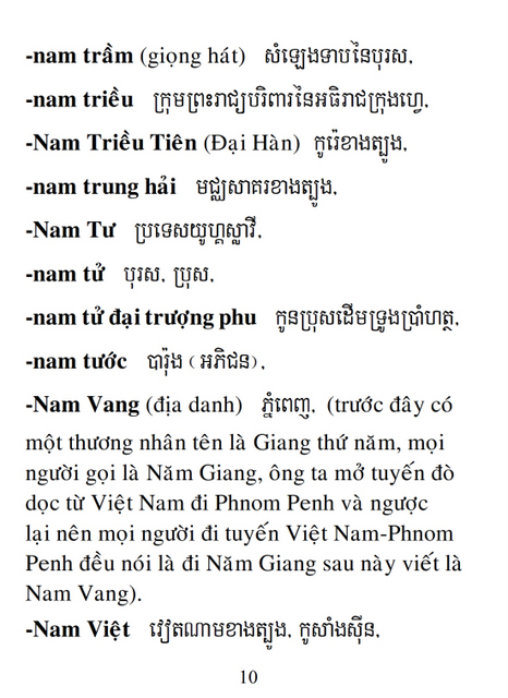 Từ điển Việt Khmer