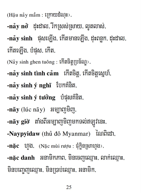 Từ điển Việt Khmer