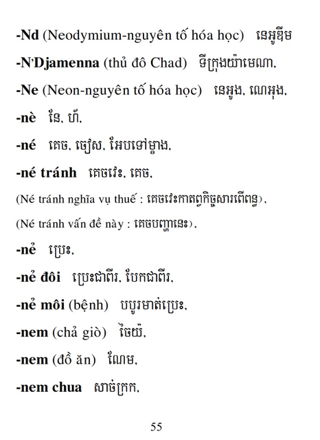 Từ điển Việt Khmer