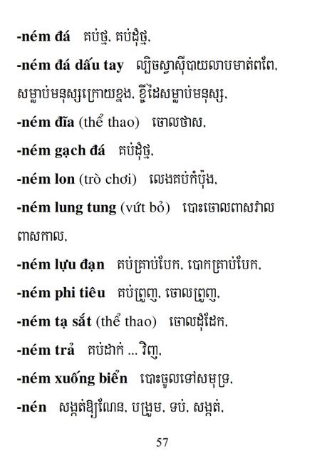 Từ điển Việt Khmer