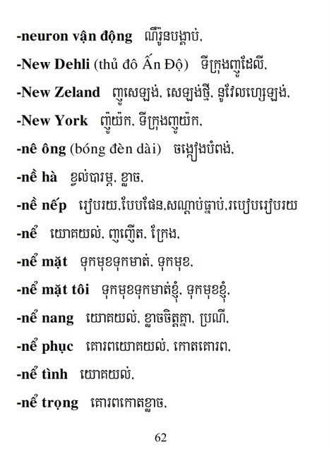 Từ điển Việt Khmer