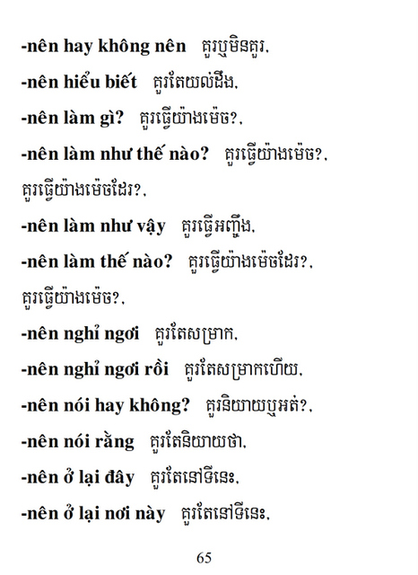 Từ điển Việt Khmer