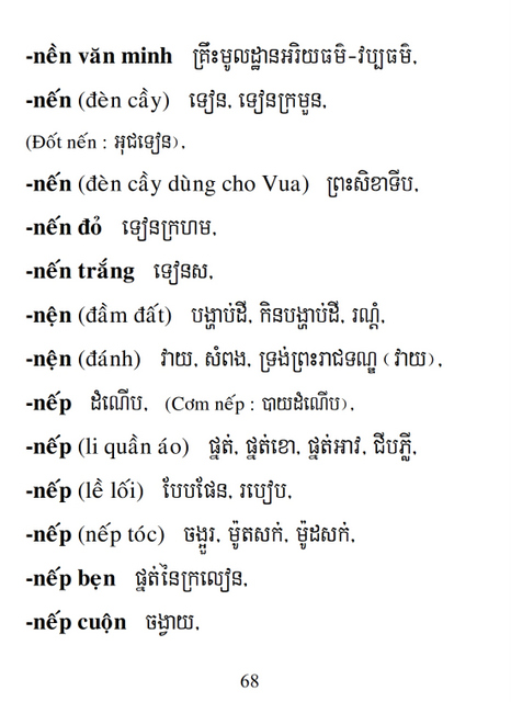 Từ điển Việt Khmer