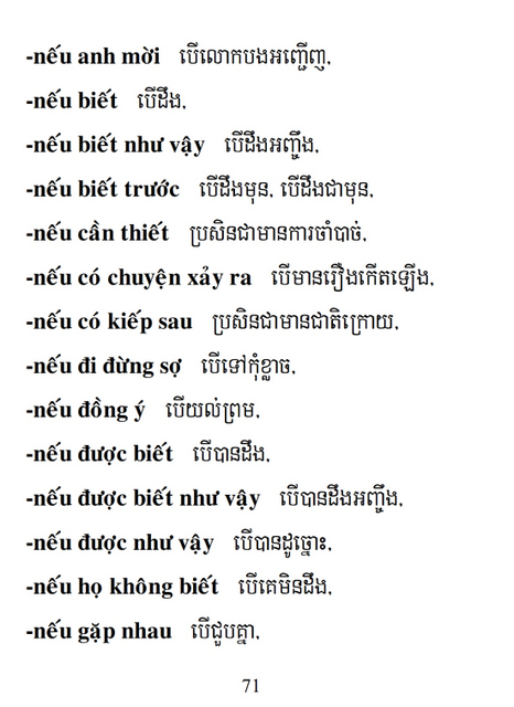 Từ điển Việt Khmer