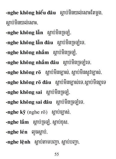 Từ điển Việt Khmer