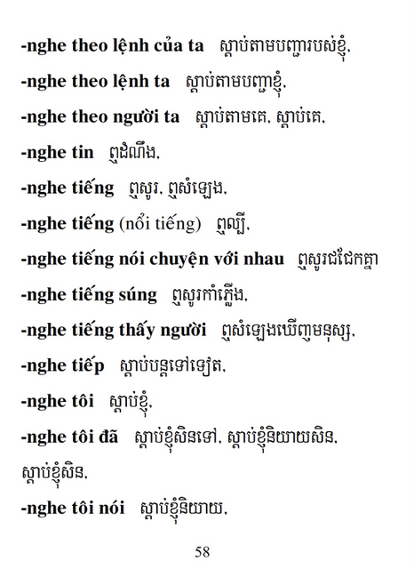 Từ điển Việt Khmer