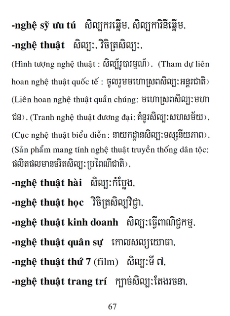 Từ điển Việt Khmer