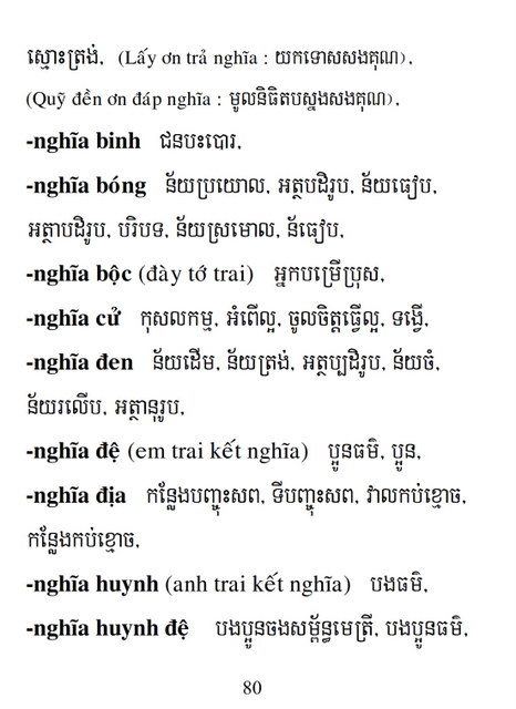 Từ điển Việt Khmer