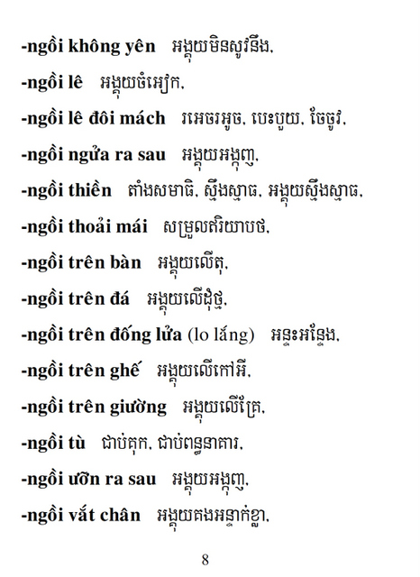 Từ điển Việt Khmer