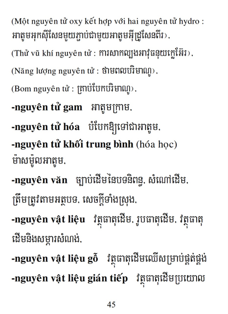 Từ điển Việt Khmer