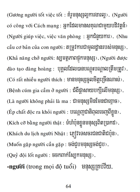 Từ điển Việt Khmer