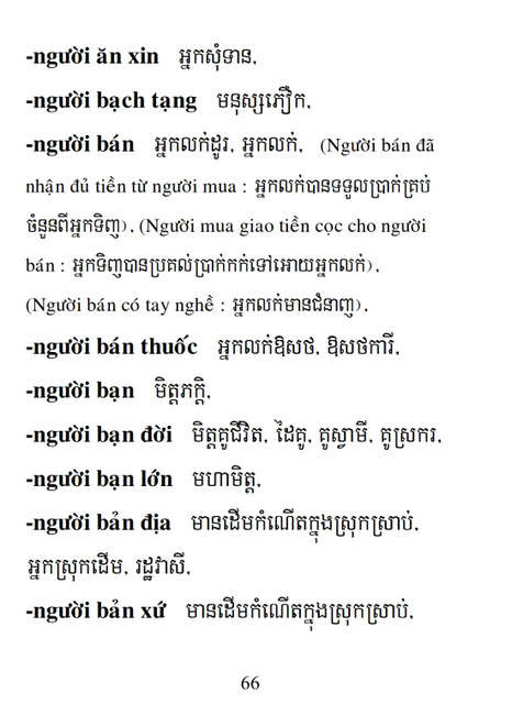 Từ điển Việt Khmer