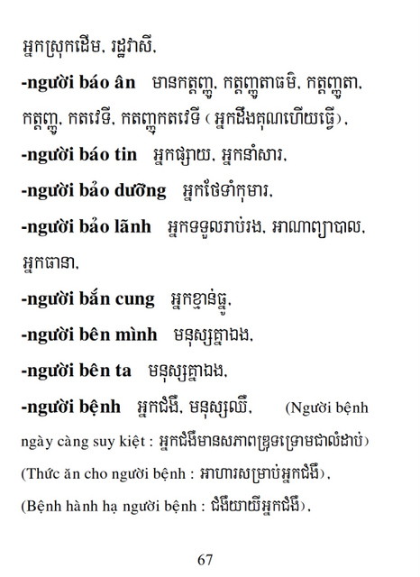 Từ điển Việt Khmer