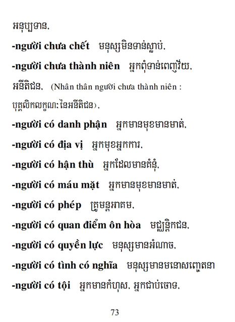 Từ điển Việt Khmer