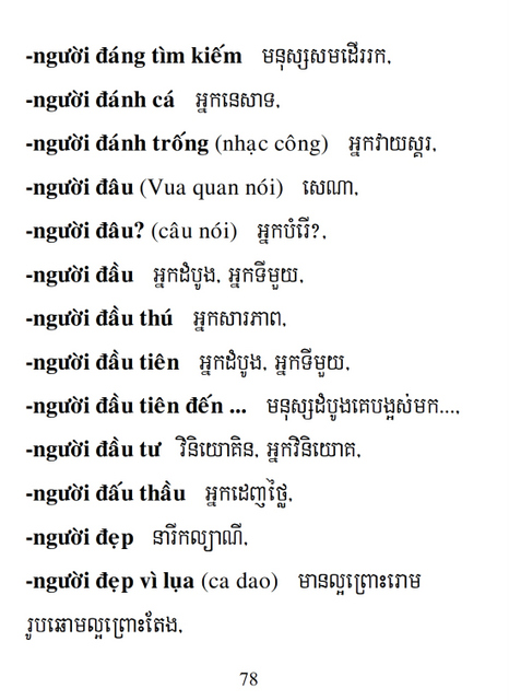 Từ điển Việt Khmer