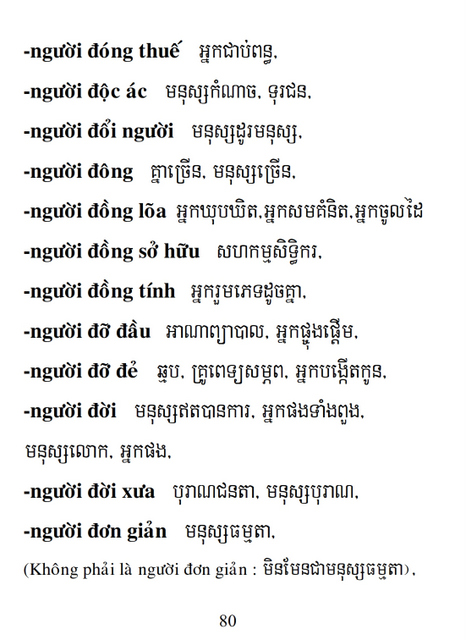 Từ điển Việt Khmer