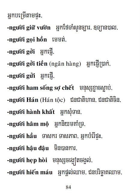 Từ điển Việt Khmer