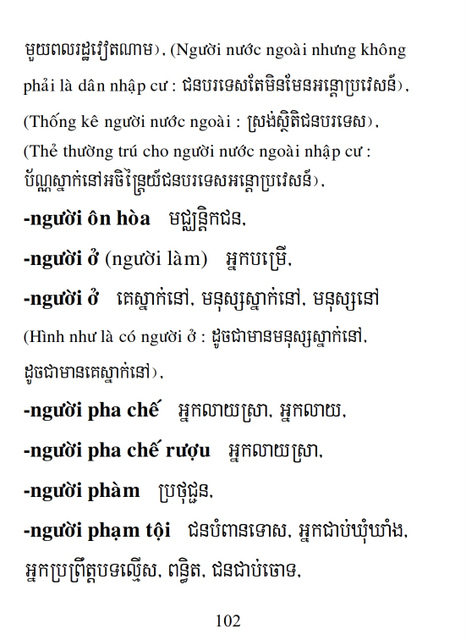 Từ điển Việt Khmer