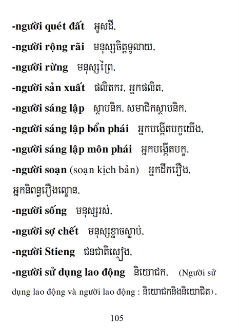 Từ điển Việt Khmer