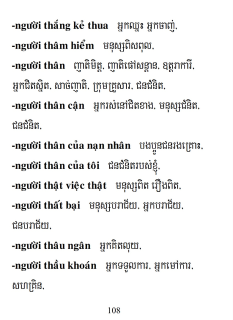 Từ điển Việt Khmer