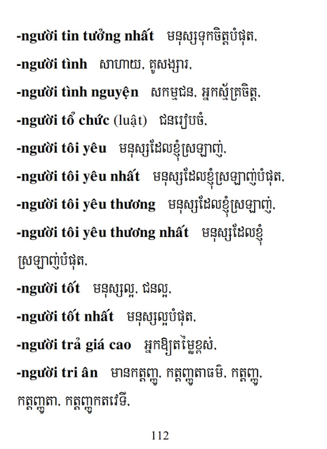 Từ điển Việt Khmer