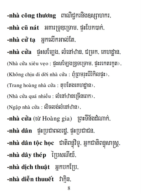 Từ điển Việt Khmer