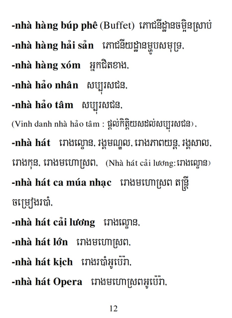 Từ điển Việt Khmer