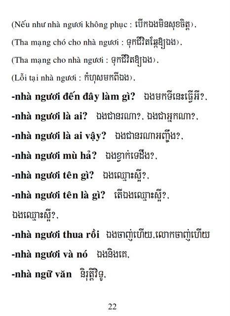 Từ điển Việt Khmer