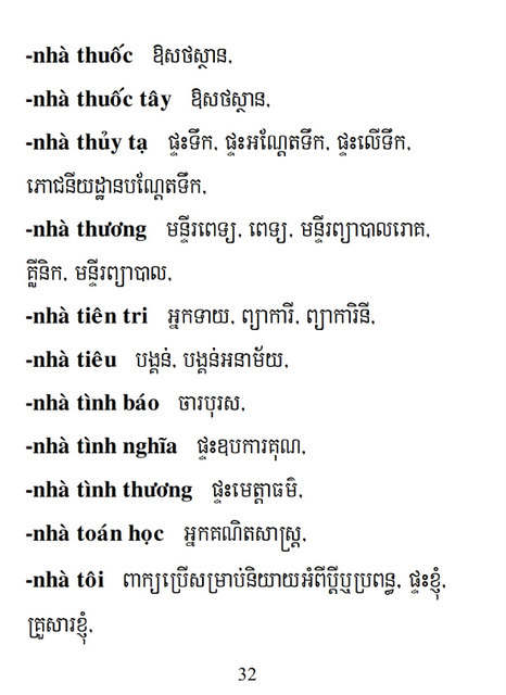 Từ điển Việt Khmer