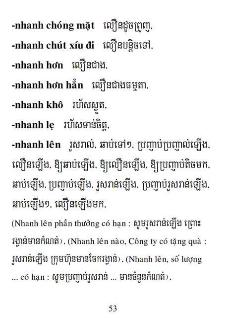 Từ điển Việt Khmer