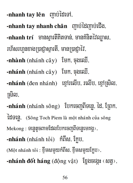 Từ điển Việt Khmer