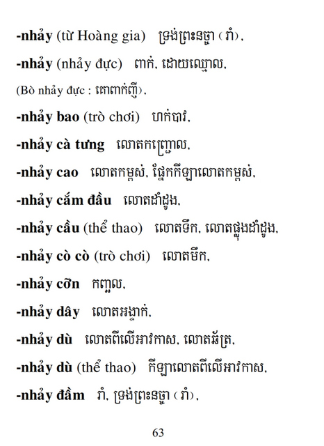 Từ điển Việt Khmer