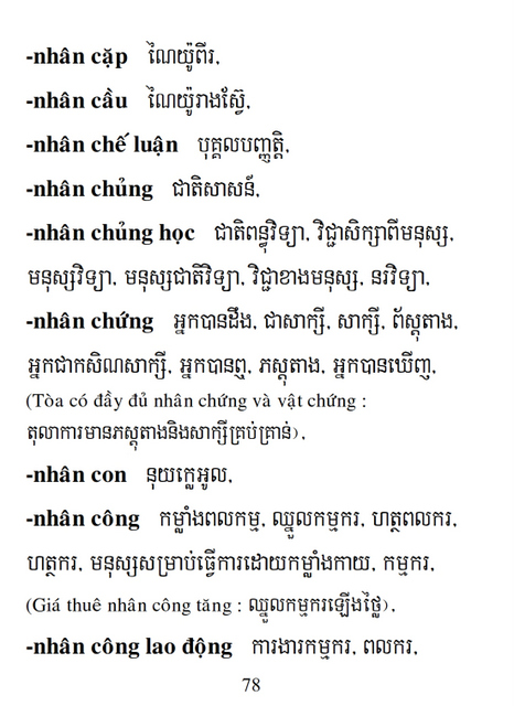 Từ điển Việt Khmer